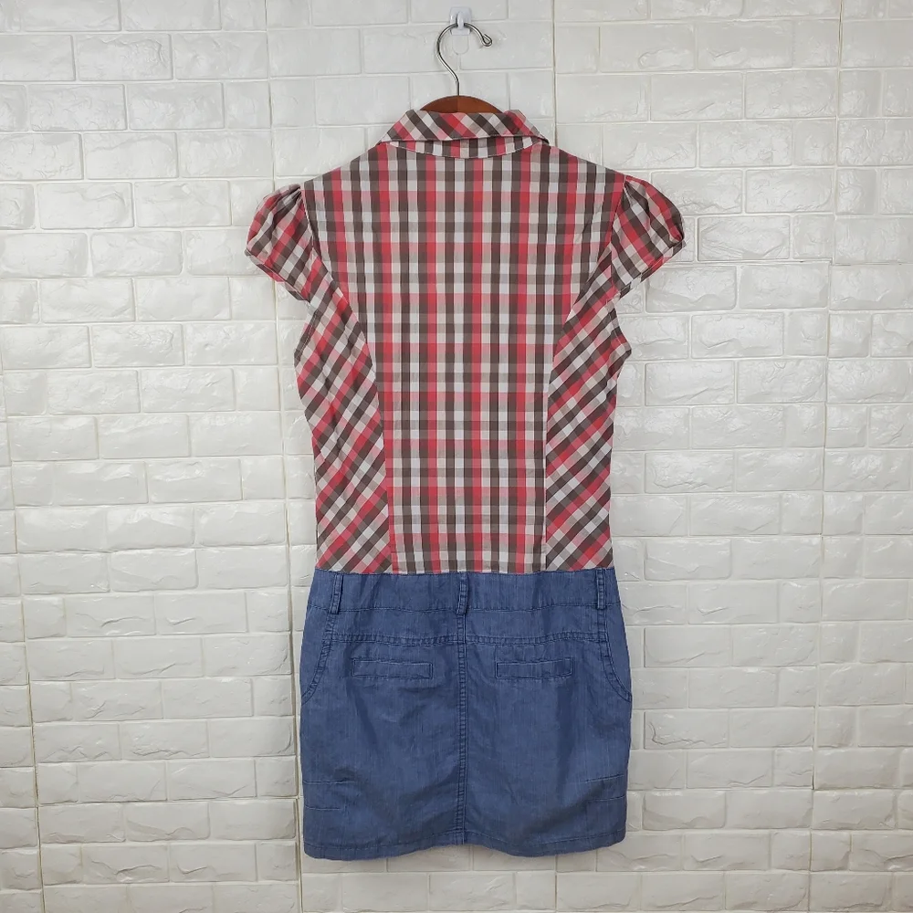 xs checkered casual dress ( 5 for $20 ) - Picture 5 of 8